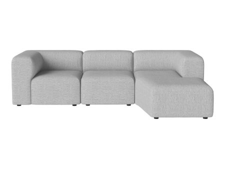 Angle 2-Seater Sofa w  Chaise For Sale