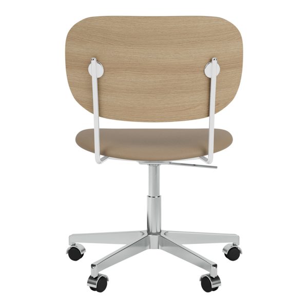 Co Office Chair - Seat Upholstered - Swivel Base w  Castors Fashion