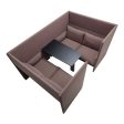 Case Combi 2 Seater Sofa with Wooden Table on Sale