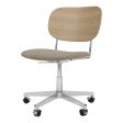 Co Office Chair - Seat Upholstered - Swivel Base w  Castors Fashion