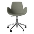 Seed Armchair - Upholstered - 5 - Star Base w  Wheels - Chrome For Discount