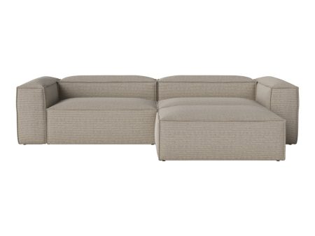 Cosima 2-Seater Sofa - Large w  Pouf For Discount