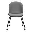 Beetle Meeting Chair - 4 Legs w  Castors - Front Upholstered Online Sale