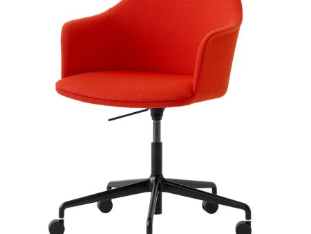 Rely HW56 Armchair - 4-Star Swivel Base w  Castors + Gaslift For Discount