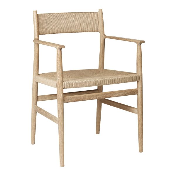 Arv Dining Armchair - Paper Cord Seat Discount