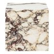 Marble Plinth End Table - Cubic Supply