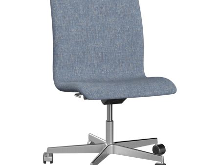 Oxford Low Back Chair - 5 Star Base w  Castors - Height Adjustable Online now