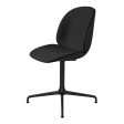 Beetle Meeting Chair - Black 4-Star Swivel Base - Front Upholstered Hot on Sale