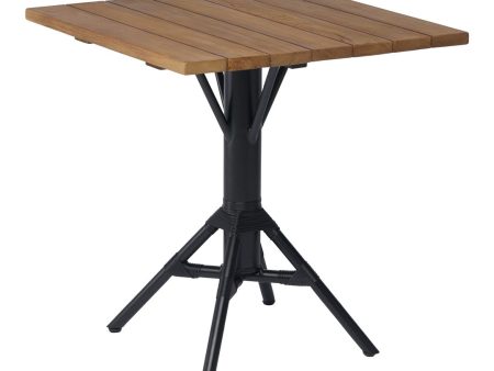 Nicole Square Cafe Table - Teak on Sale