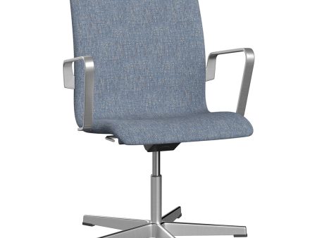 Oxford Low Back Office Armchair - 5 Star Base - Height Adjustable Hot on Sale