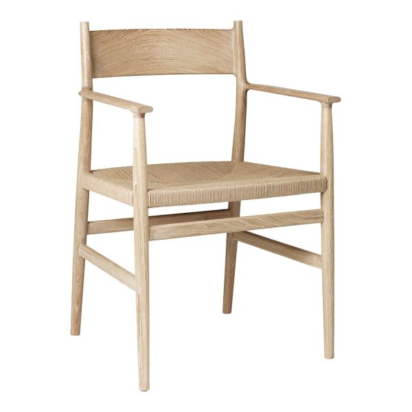 Arv Dining Armchair - Paper Cord Seat Discount