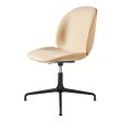 Beetle Meeting Chair - 4-Star Base - Height Adjustable - Front Upholstered - Veneer Shell Hot on Sale