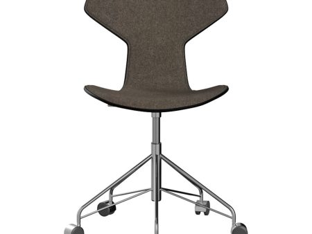 Grand Prix Swivel Chair 3131 - Lacquered - Front Upholstered - Swivel Chair Hot on Sale