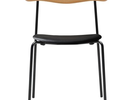 CH88P Chair - Seat Upholstered - Black Frame - Wood Sale