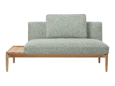 E331 Embrace Modular Sofa w  Left Table (58.3  L) Hot on Sale