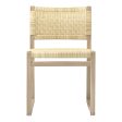 BM61 Chair - Natural Cane Wicker For Sale