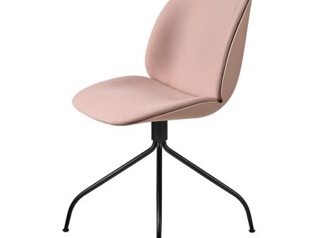 Beetle Meeting Chair - Black  Swivel Base - Front Upholstered Sale