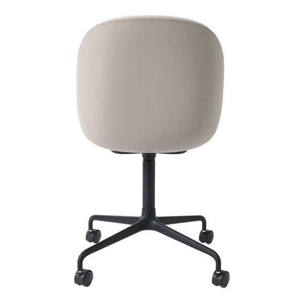 Beetle Meeting Chair - Black 4-Star Base w  Castors - Front Upholstered Discount