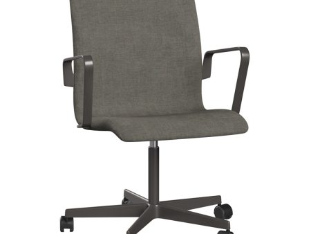 Oxford Low Back Office Armchair - 5 Star Base & Castors w  Return Supply