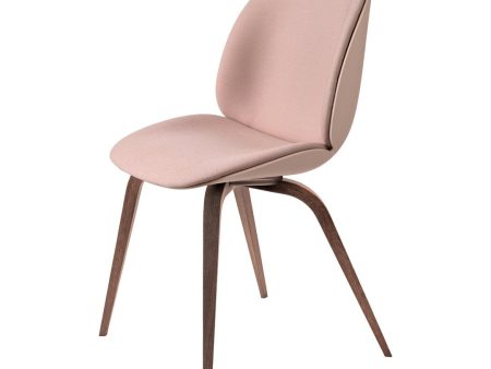 Beetle Dining Chair - Front Upholstered - American Walnut Base For Cheap