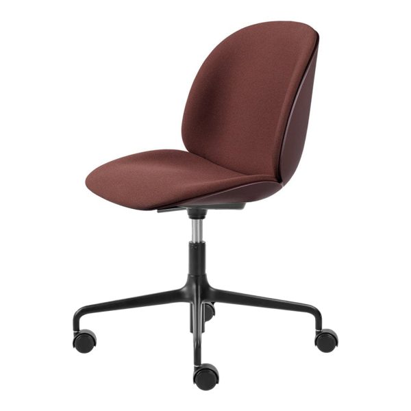 Beetle Meeting Chair - 4-Star Base w  Castors - Height Adjustable - Front Upholstered Hot on Sale