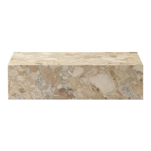 Marble Plinth Coffee Table - Low Cheap