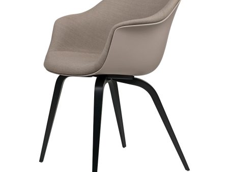 Bat Dining Chair - Front Upholstered - Black Beech Base on Sale