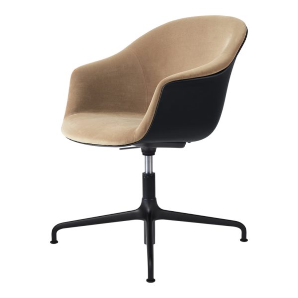 Bat Meeting Chair - 4-Star Base - Height Adjustable - Front Upholstered Online Sale