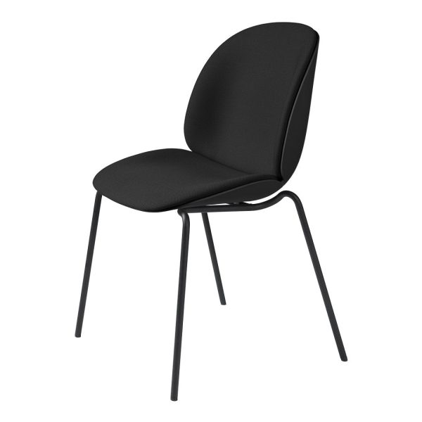 Beetle Dining Chair, Stackable - Front Upholstered - Black Matt Base Supply