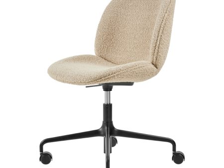 Beetle Meeting Chair - 4-Star Base w  Castors - Height Adjustable - Fully Upholstered Online Hot Sale