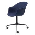 Bat Meeting Chair - 4-Star Base w  Castors - Front Upholstered Supply