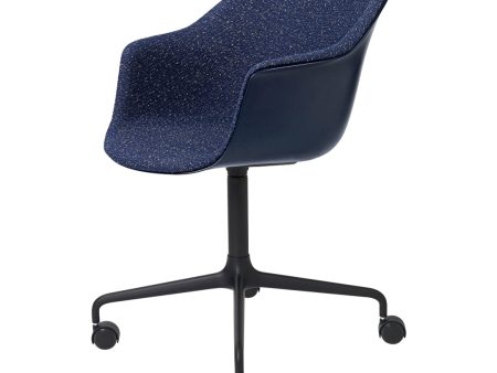 Bat Meeting Chair - 4-Star Base w  Castors - Front Upholstered Supply