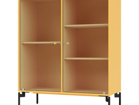 Ripple II Vitrine Cabinet -  With Legs For Sale