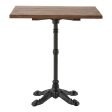 Lyon Square Cafe Table - Teak Hot on Sale