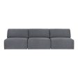 Wonder 3-Seater Sofa w o Armrests Online Sale