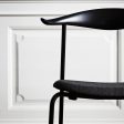 CH88P Chair - Seat Upholstered - Black Frame - Colors Online Sale