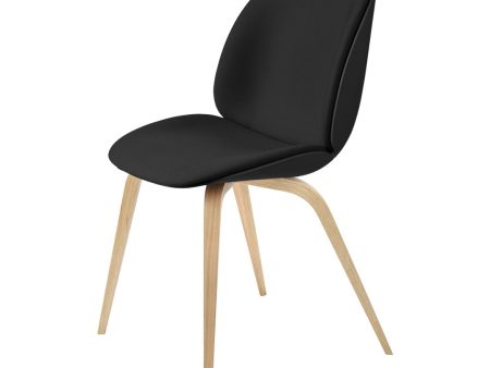 Beetle Dining Chair - Front Upholstered - Oak Lacquered Base For Discount