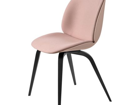 Beetle Dining Chair - Front Upholstered - Black Stained Beech Base Online