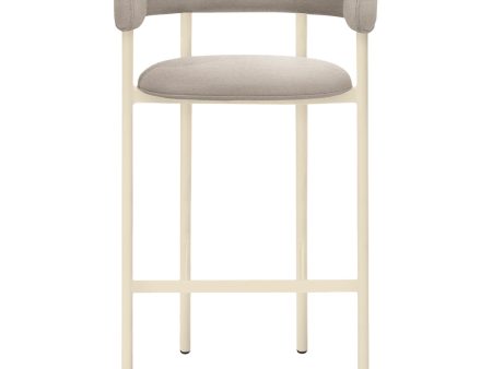 Font Outdoor Counter Stool w  Arms Fashion