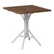 Nicole Square Cafe Table - Teak on Sale