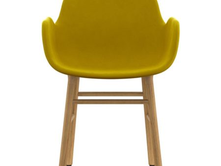 Form Armchair - Wood Legs - Upholstered Fashion