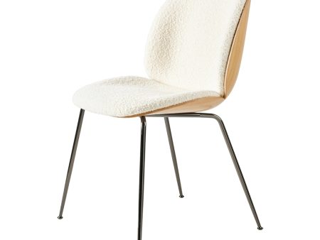 Beetle Dining Chair - Front Upholstered - Conic Base - 3D Veneer Shell Online Sale