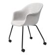 Bat Meeting Chair - 4-Legs w  Castors - Fully Upholstered For Cheap