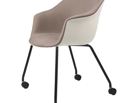 Bat Meeting Chair - 4-Legs w  Castors - Front Upholstered Sale