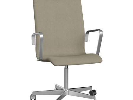 Oxford Medium Back Office Armchair - 5 Star Base & Castors For Sale