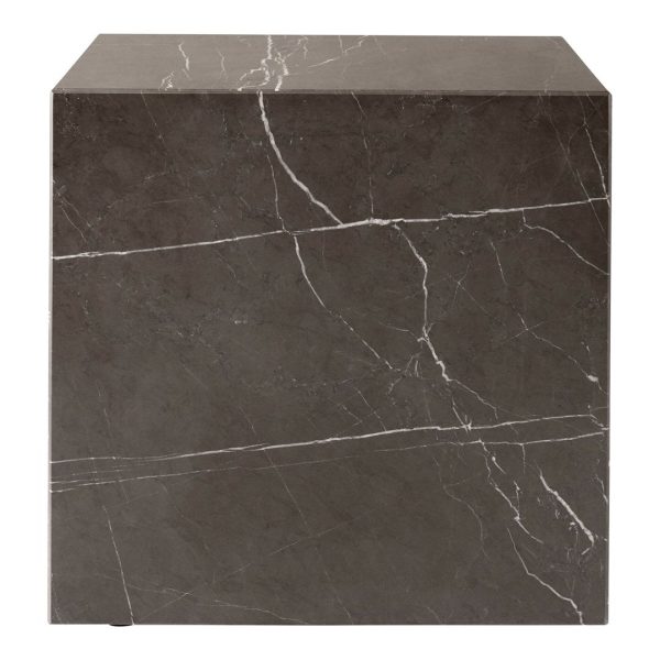 Marble Plinth End Table - Cubic Supply