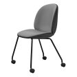 Beetle Meeting Chair - 4 Legs w  Castors - Front Upholstered Online Sale