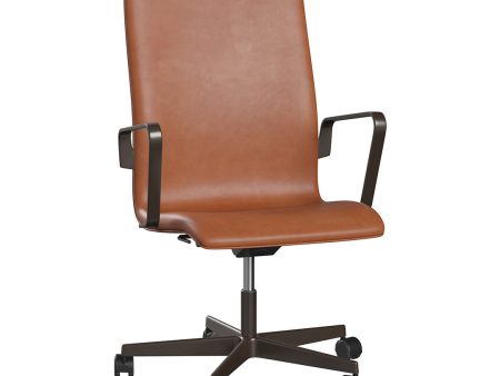 Oxford Medium Back Office Armchair - 5 Star Base & Castors - Height Adjustable Online Sale