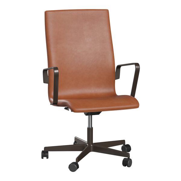 Oxford Medium Back Office Armchair - 5 Star Base & Castors - Height Adjustable Online Sale