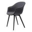 Bat Dining Chair - Front Upholstered - Plastic Base Cheap